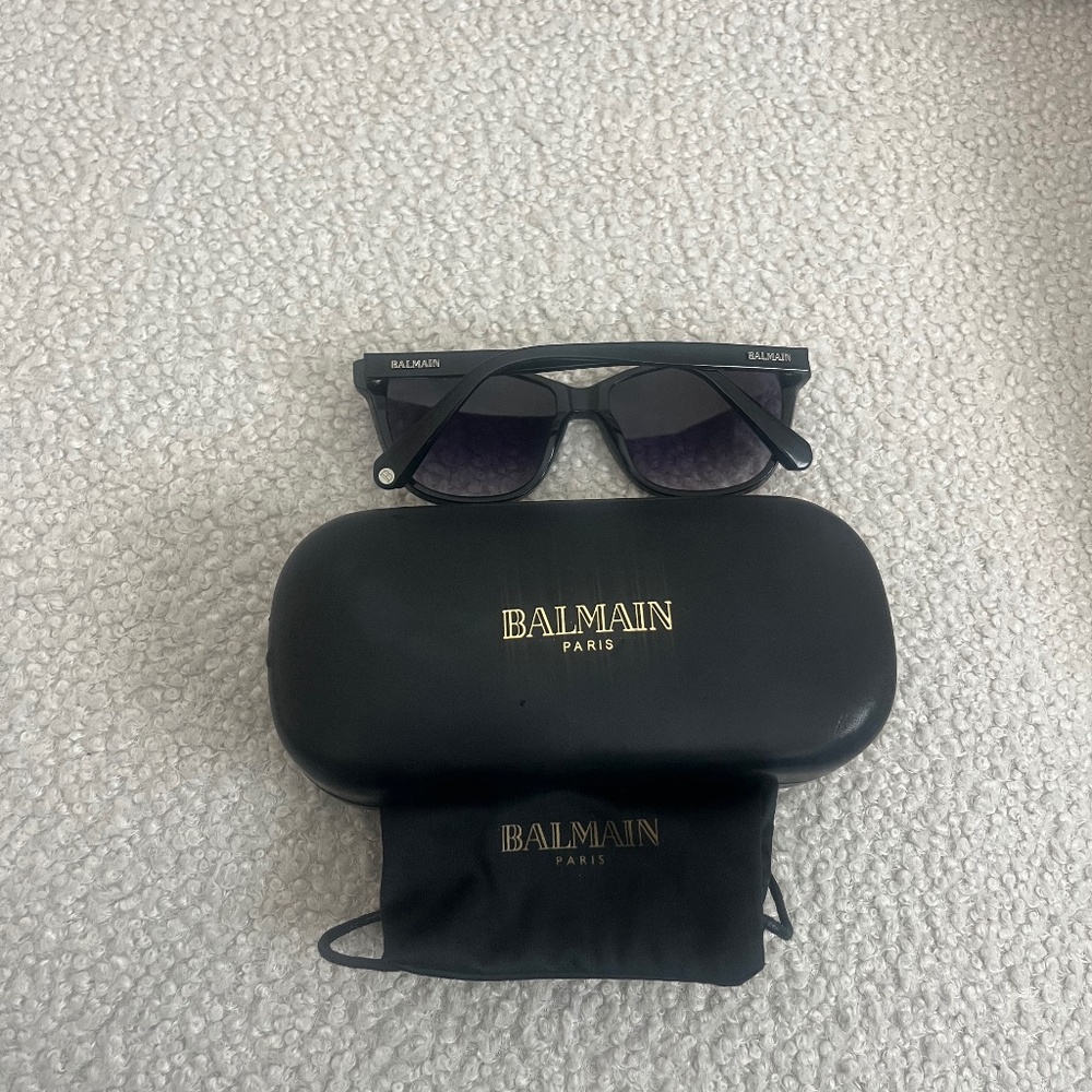 Balmain sunglasses with box and dust bag